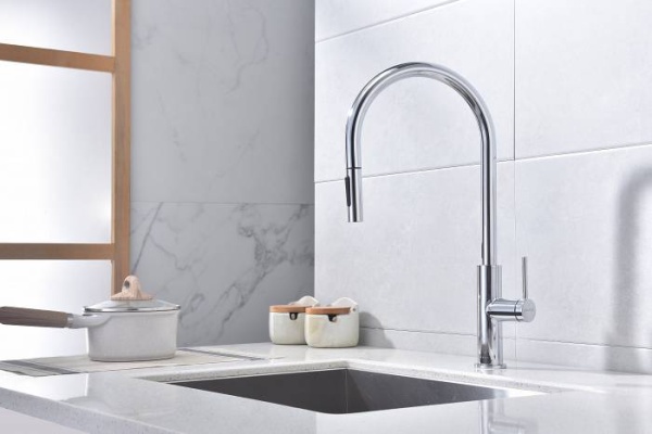 Смеситель для кухни Paulmark Senso Se215180-CR без подключения к фильтру хром