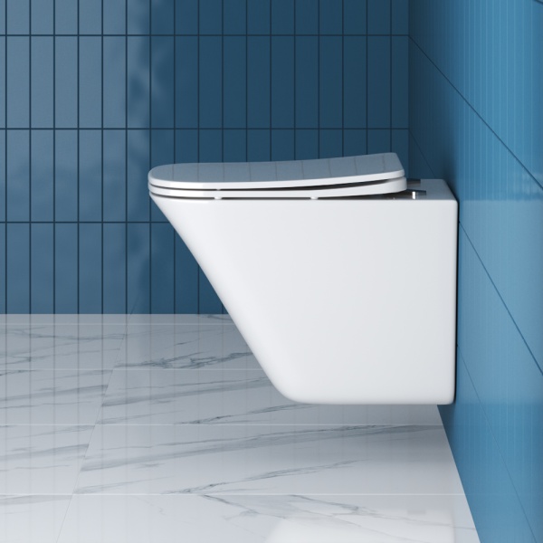 Унитаз подвесной BelBagno Marmi BB052CHR Rimless фаянс белый
