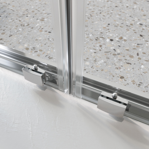 Душевая дверь BelBagno Luce LUCE-BF-2-140-C-Cr 140 см стекла прозрачные, профиль хром