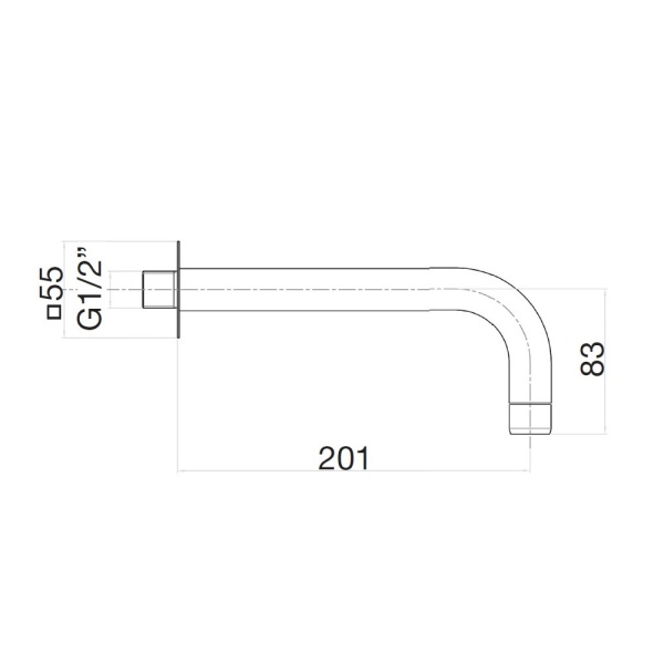 Излив для ванны Webert Sax Evolution SE0371740 белый 