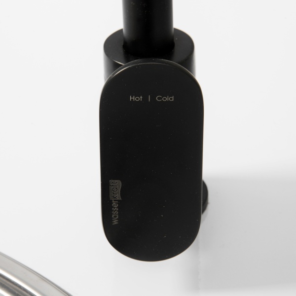 Смеситель для кухни Wasserkraft Elbe A7407 без подключения к фильтру черный