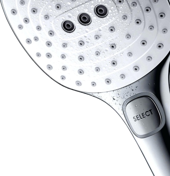 Душевая система со смесителем Hansgrohe Raindance Select E 27113400 монтаж настенная с термостатом хром/белый