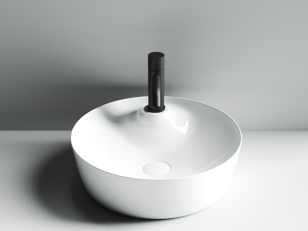 Раковина накладная круглая Ceramica Nova Element CN6014 фарфор цвет белый