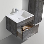 Тумба  подвесная Vincea Chiara VMC-2C600GS 60 см  1 ящик цвет G.Stone 