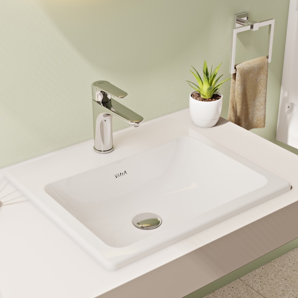 Смеситель для раковины VitrA Root Round A42706EXP хром