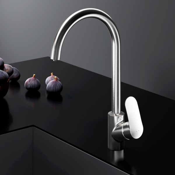 Смеситель для кухни Am.Pm Like F8007711 без подключения к фильтру сатин