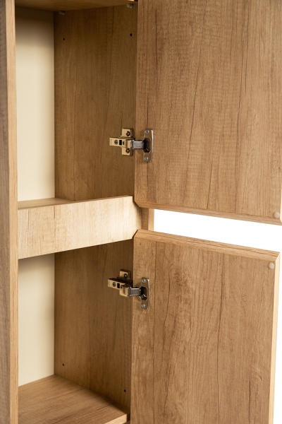 Шкаф-пенал настенный BelBagno Kraft KRAFT-1600-2A-SC-RNN-R правый цвет Rovere Nebrasca Nature