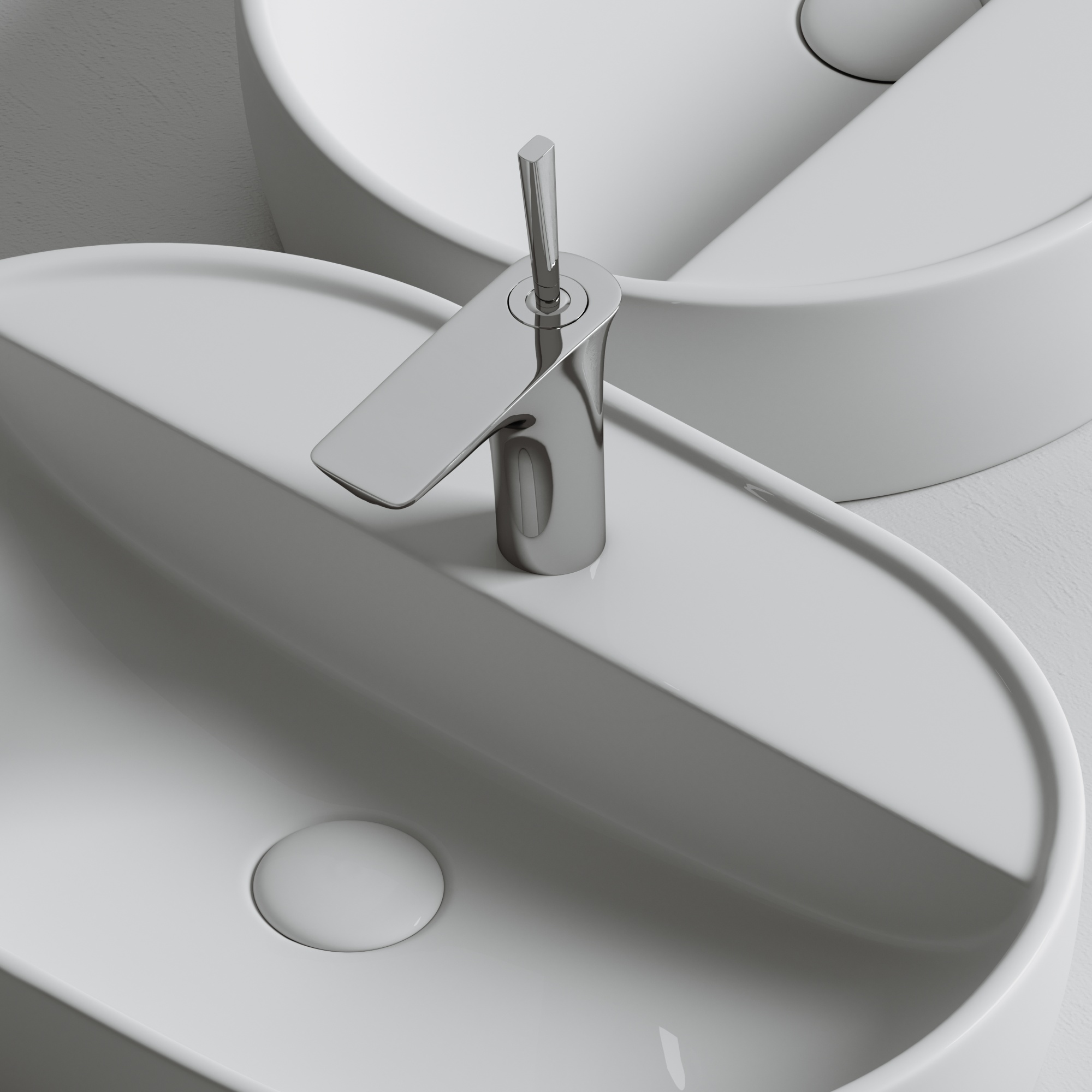 Раковина накладная овальная Ceramica Nova Element CN6035 фарфор цвет белый