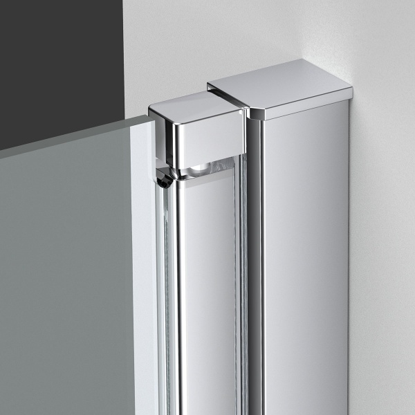 Душевая дверь Vincea Alpha VDP-3AL700CLB 70 см стекла прозрачные, профиль черный матовый