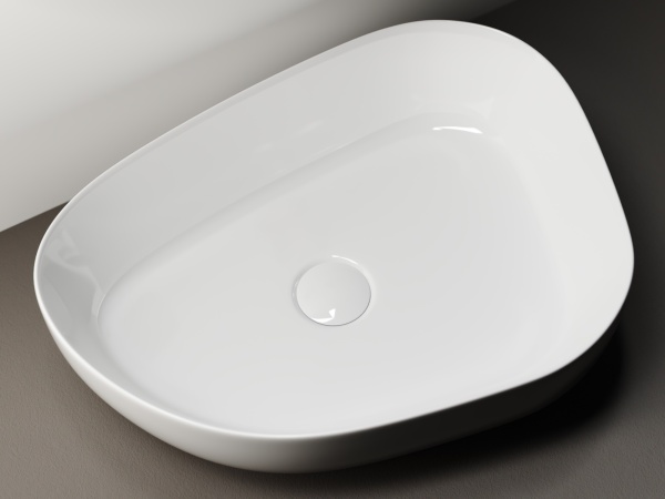Раковина накладная нестандартная Ceramica Nova Element CN5003 фарфор цвет белый