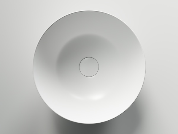 Раковина накладная круглая Ceramica Nova Element CN6003 фарфор цвет белый матовый