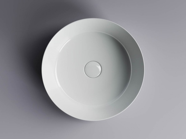 Раковина накладная круглая Ceramica Nova Element CN6022 фарфор цвет белый