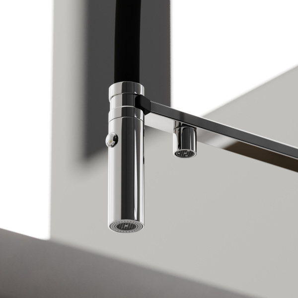 Смеситель для кухни Sancos Imola SC4010CH с подключением к фильтру хром/черный