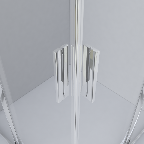 Душевой угол Vincea Garda VSQ-1G800CL четверть круга 80x80 стекла прозрачные, профиль хром