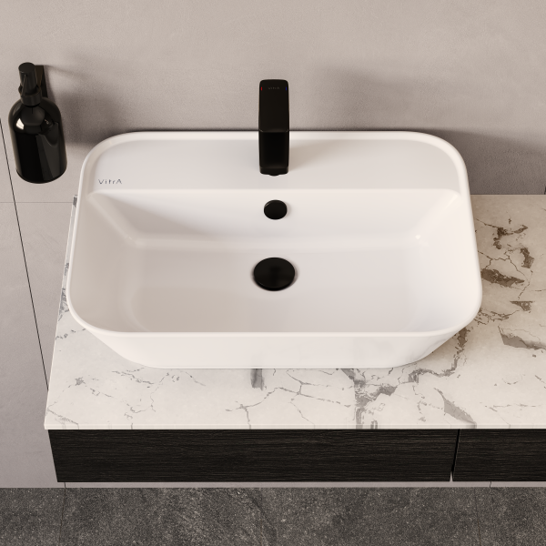 Смеситель для раковины VitrA Root Square A4273136EXP матовый черный