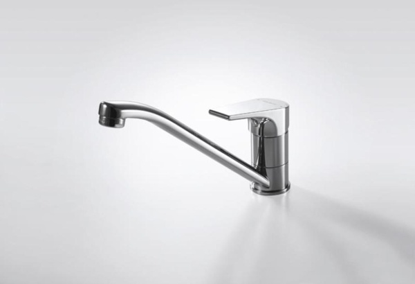 Смеситель для кухни Bravat Vega F7119177CP-1 без подключения к фильтру хром