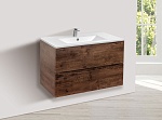 Тумба  подвесная Vincea Mia VMC-2MC800RW 80 см  2 ящика цвет R.Wood 