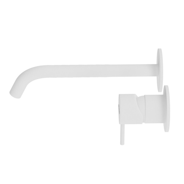 Смеситель для раковины Cezares Leaf LEAF-BLI2-20-L-BIO белый матовый