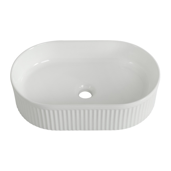Раковина  овальная BelBagno  BB1497 фаянс цвет белый глянцевый