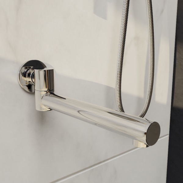 Душевая система со смесителем RGW Shower Panels 51140855-01 монтаж встраиваемая в стену без термостата хром