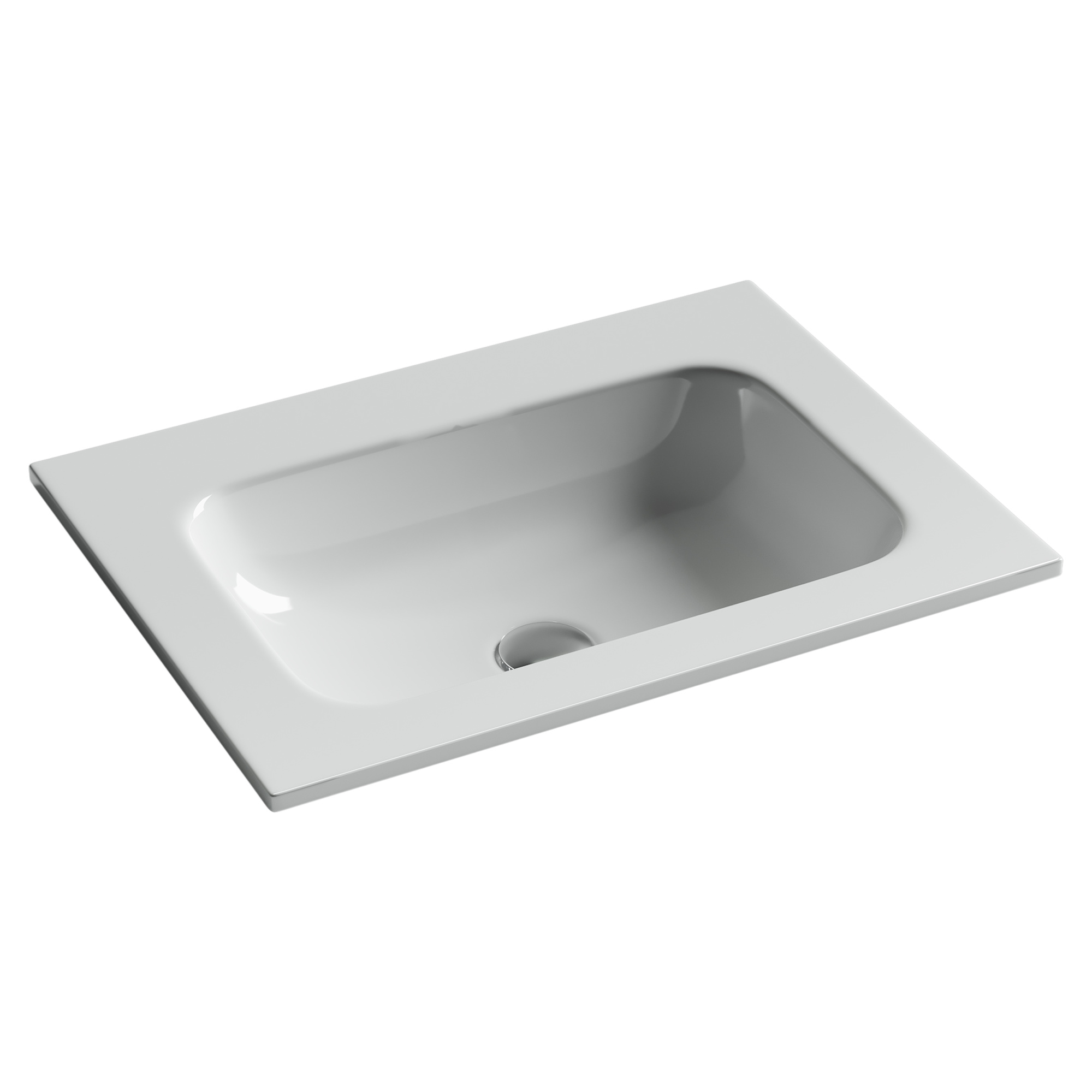 Раковина мебельная прямоугольная Ceramica Nova Grace CN7011wx фарфор цвет белый