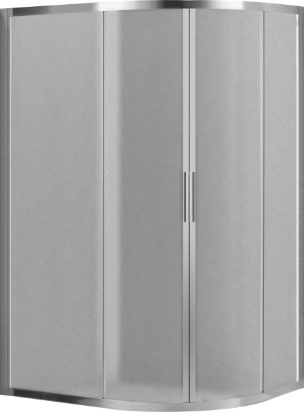 Душевой угол BelBagno Sela SELA-RH-2-100/80-Ch-Cr прямоугольная-асимметричная  стекла , профиль 