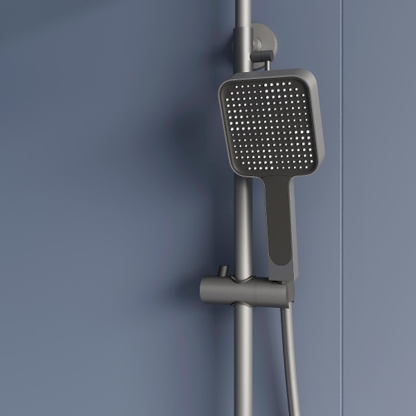 Душевая система со смесителем RGW Shower Panels 51140134-11 монтаж настенная с термостатом серый