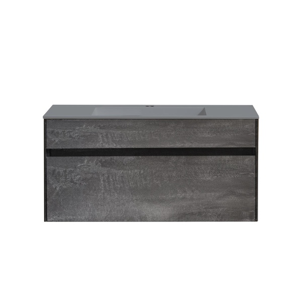 Тумба  подвесная Vincea Chiara VMC-2C100GS 100 см  1 ящик цвет G.Stone 