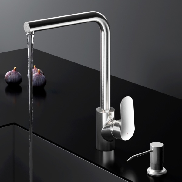 Смеситель для кухни Am.Pm Like F8005D11 без подключения к фильтру сатин