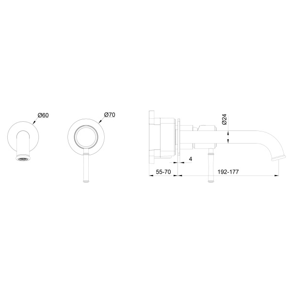 Смеситель для раковины Wonzon &amp; Woghand Tor WW-88869073-CR хром
