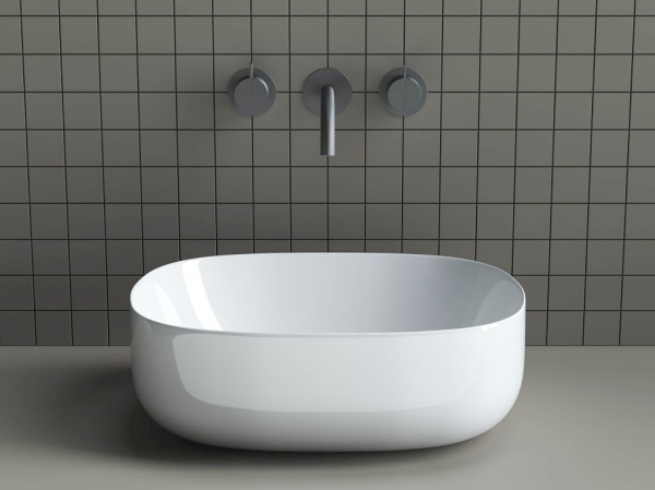 Раковина накладная овальная Ceramica Nova Element CN6018 фарфор цвет белый