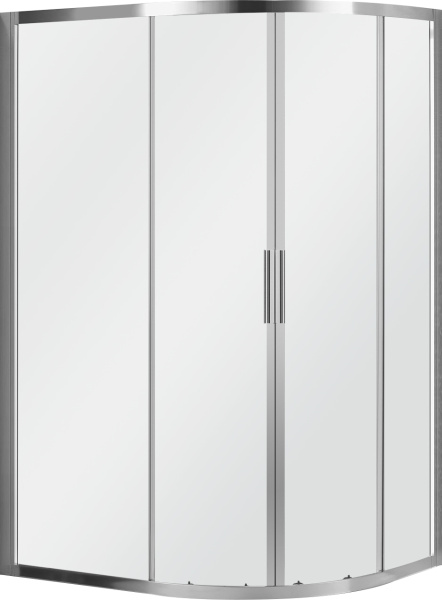 Душевой угол BelBagno Sela SELA-RH-2-100/80-C-Cr прямоугольная-асимметричная  стекла , профиль 