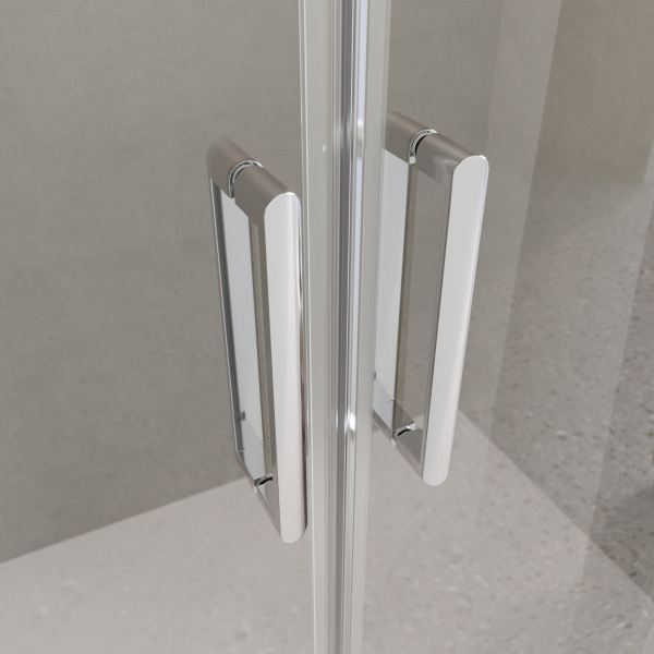 Душевая дверь BelBagno Luce LUCE-BF-2-140-C-Cr 140 см стекла прозрачные, профиль хром