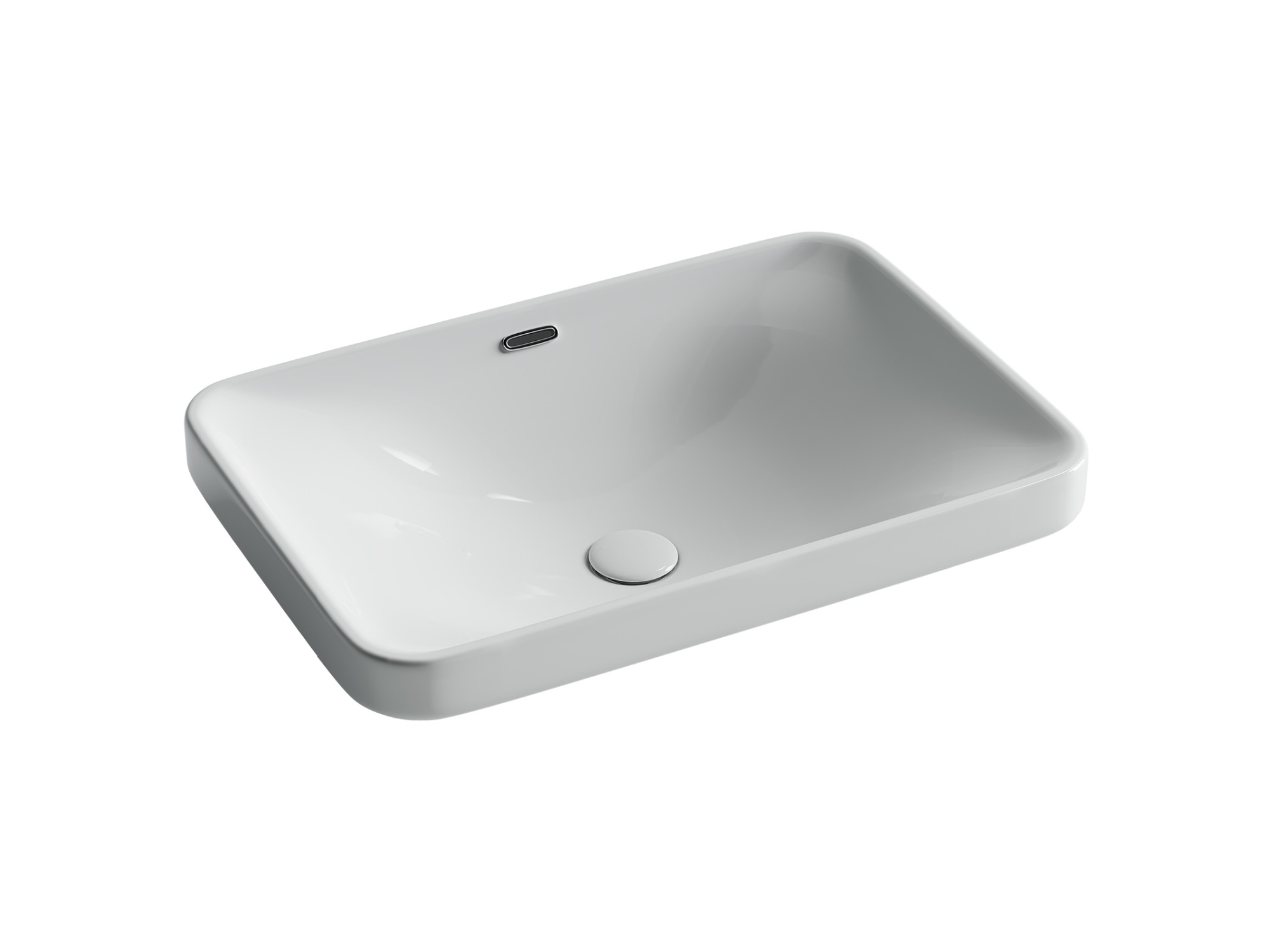 Раковина встраиваемая сверху прямоугольная Ceramica Nova Element CN5041 фарфор цвет белый