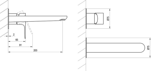 Смеситель для раковины Ravak Eleganta X070366 розовое золото матовое