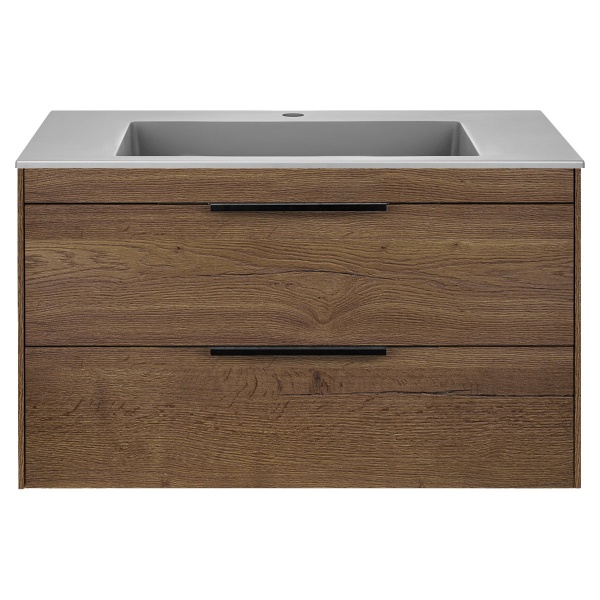 Тумба  подвесная Vincea Chiara 2D VMC-2C2800TO 80 см  2 ящика цвет T.Oak 
