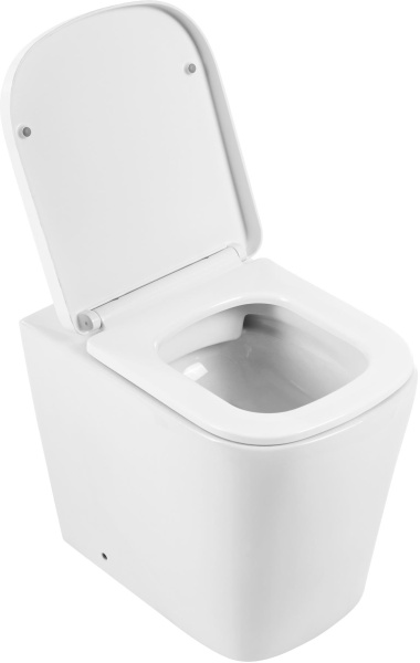 Унитаз приставной BelBagno Albano BB120CBR  фаянс белый