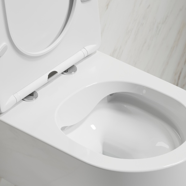 Унитаз подвесной Ceramica Nova Modena CN6063 Rimless фарфор белый