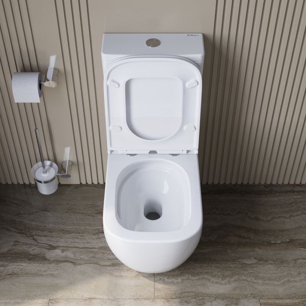 Унитаз напольный BelBagno Luce  Tornado фаянс белый