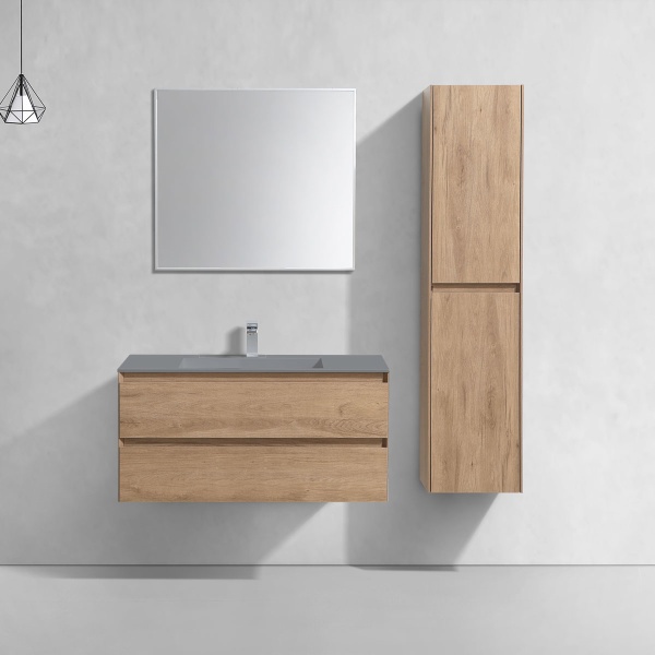 Тумба  подвесная Vincea Luka VMC-2L100NO 100 см  2 ящика цвет N.Oak 
