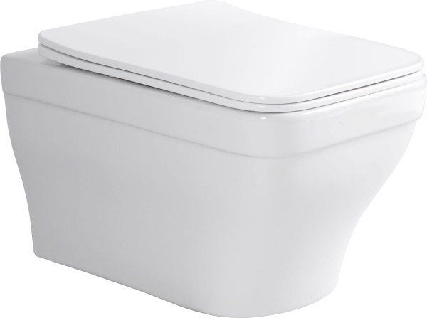 Унитаз подвесной Aquanet Elegant Elegant W каскадный керамика белый