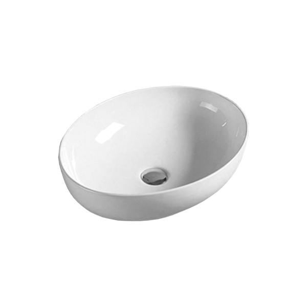 Раковина накладная овальная Vincea  VBS-51552 фарфор цвет белый