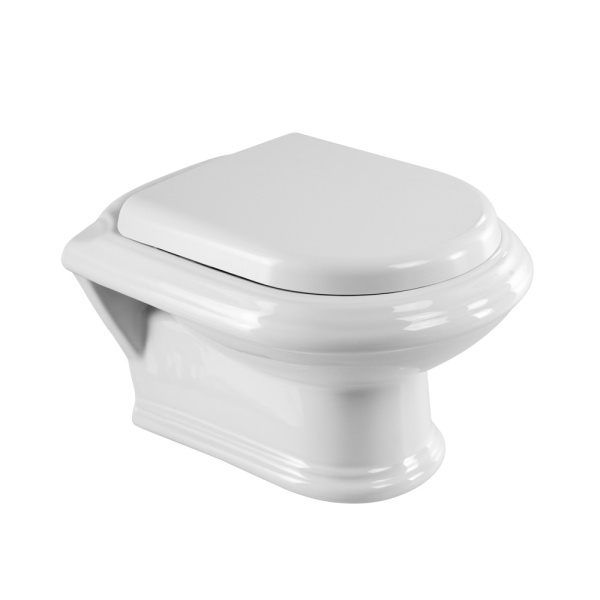 Унитаз подвесной Cezares King palace CZR-163-TH Rimless фаянс белый