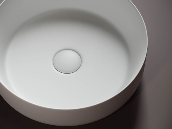Раковина накладная круглая Ceramica Nova Element CN6022MW фарфор цвет белый матовый