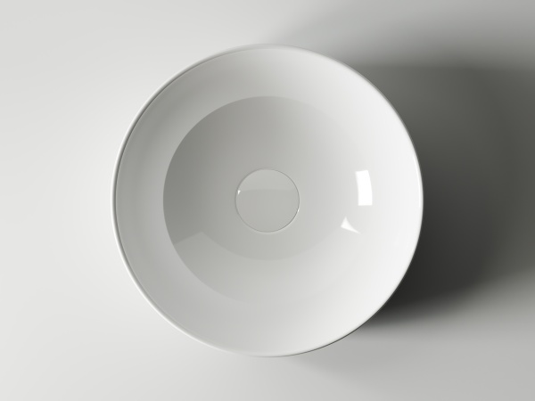 Раковина накладная круглая Ceramica Nova Element CN6005 фарфор цвет белый