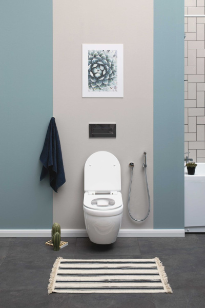Унитаз подвесной Aquanet Glide Glide-W каскадный керамика белый