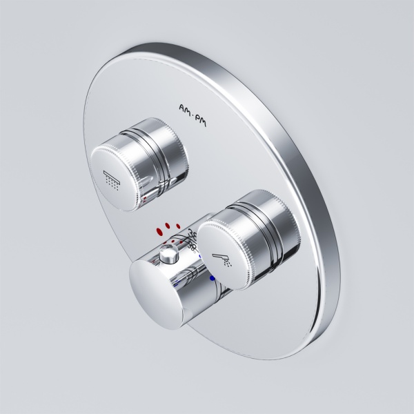 Смеситель для душа Am.Pm Inspire V2.0 F50A85700 встраиваемый в стену 
без термостата хром