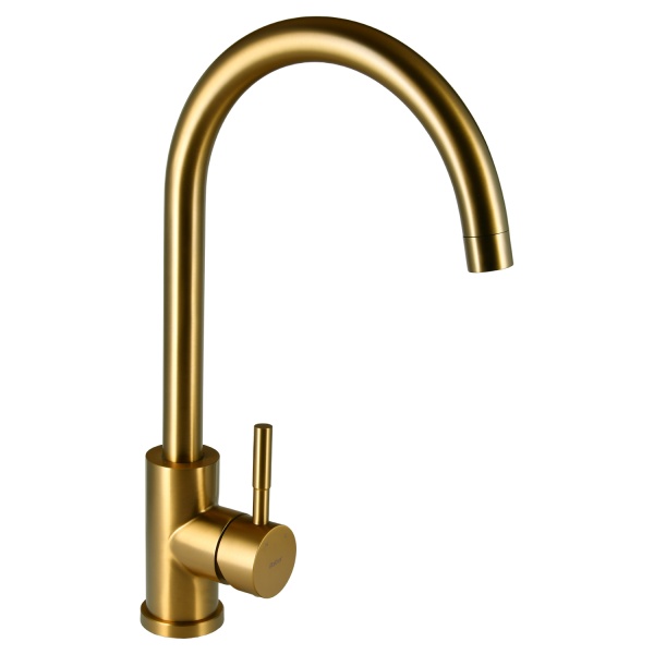 Смеситель для кухни Raiber Graceful RPG-012 без подключения к фильтру матовое золото