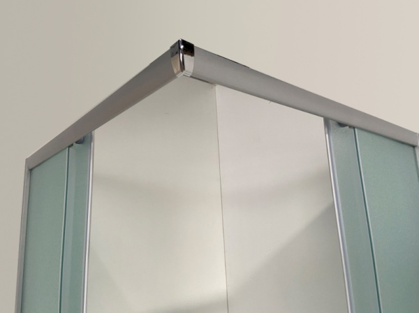 Душевой угол Niagara Eco NG-009-14Q 90x90 стекла матовые, профиль матовый хром