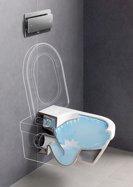 Унитаз подвесной Villeroy & Boch Architectura 5684HRR1 крышка-сиденье в комплекте 